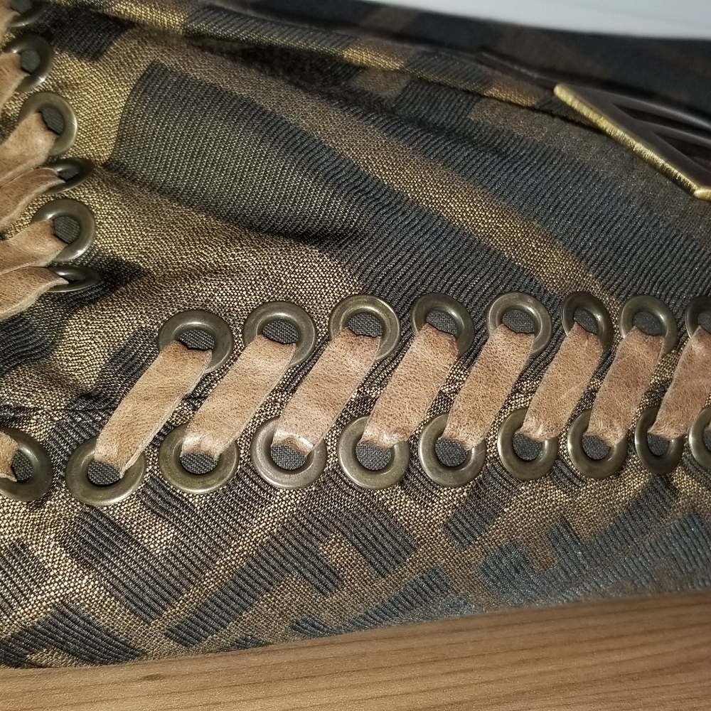 Fendi Zucca XL baguette AUTHENTIC - Picture 7 of 14